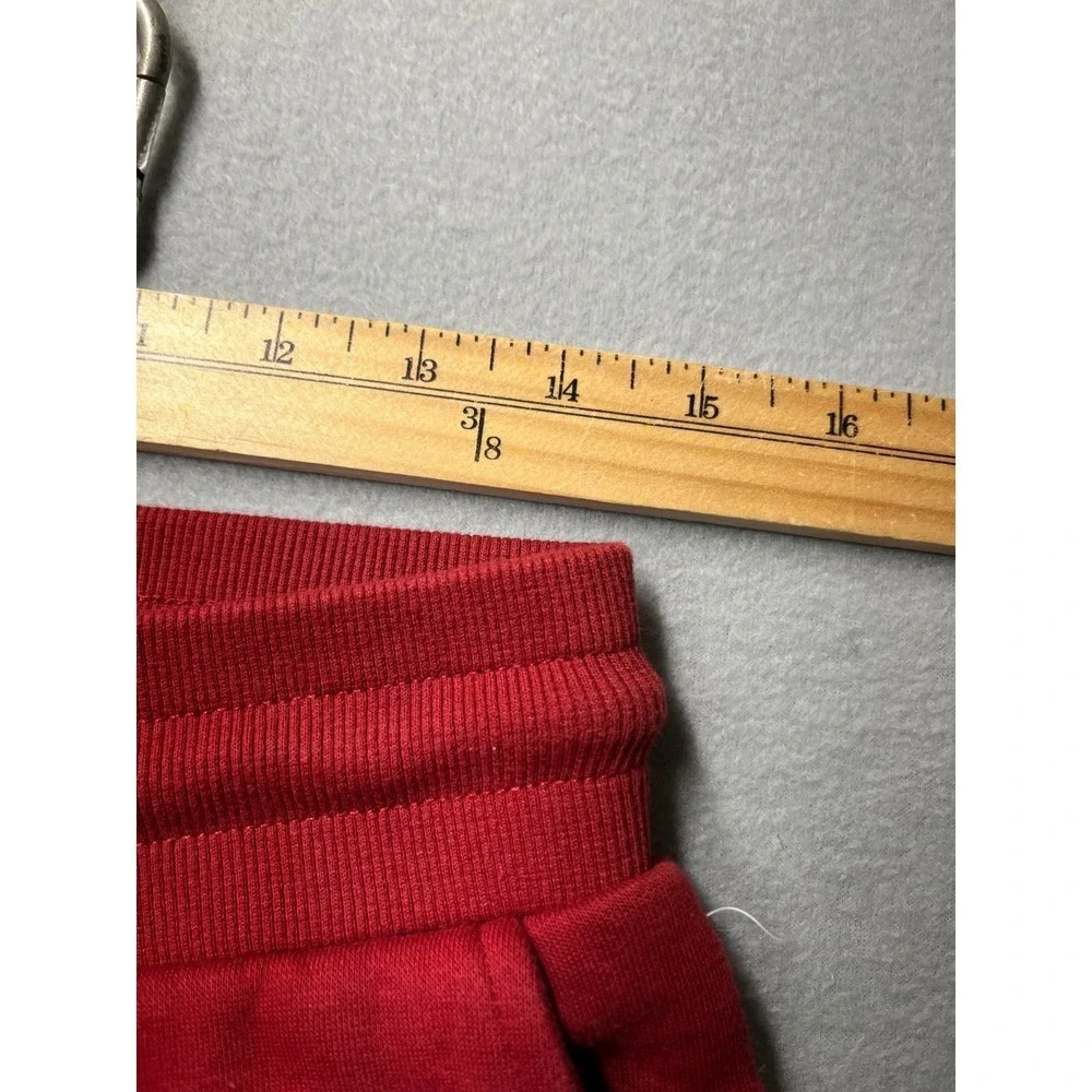True Religion Mens Red Embroidered Logo Wide Leg Sweatpants Small Fashion 2002